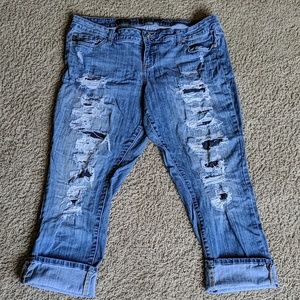 Torrid cropped jeans